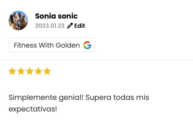 Reseña de un cliente de Liga Fitness