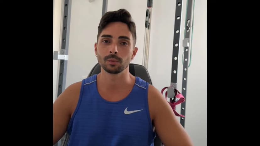 Fotograma del vídeo testimonio de Imanol