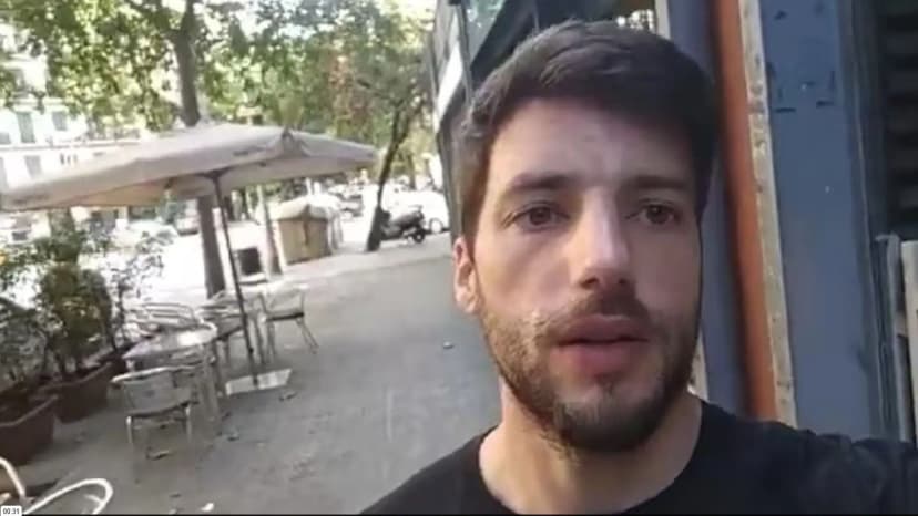 Fotograma del vídeo testimonio de Borja