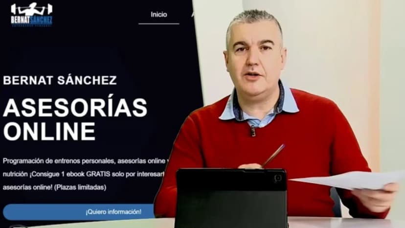 Fotograma del vídeo testimonio de Julio